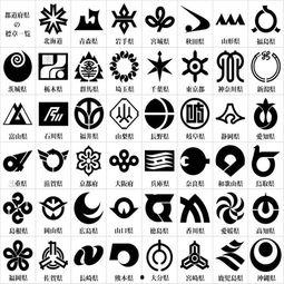 日本 家纹 矢量,矢量图案中的传统与传承